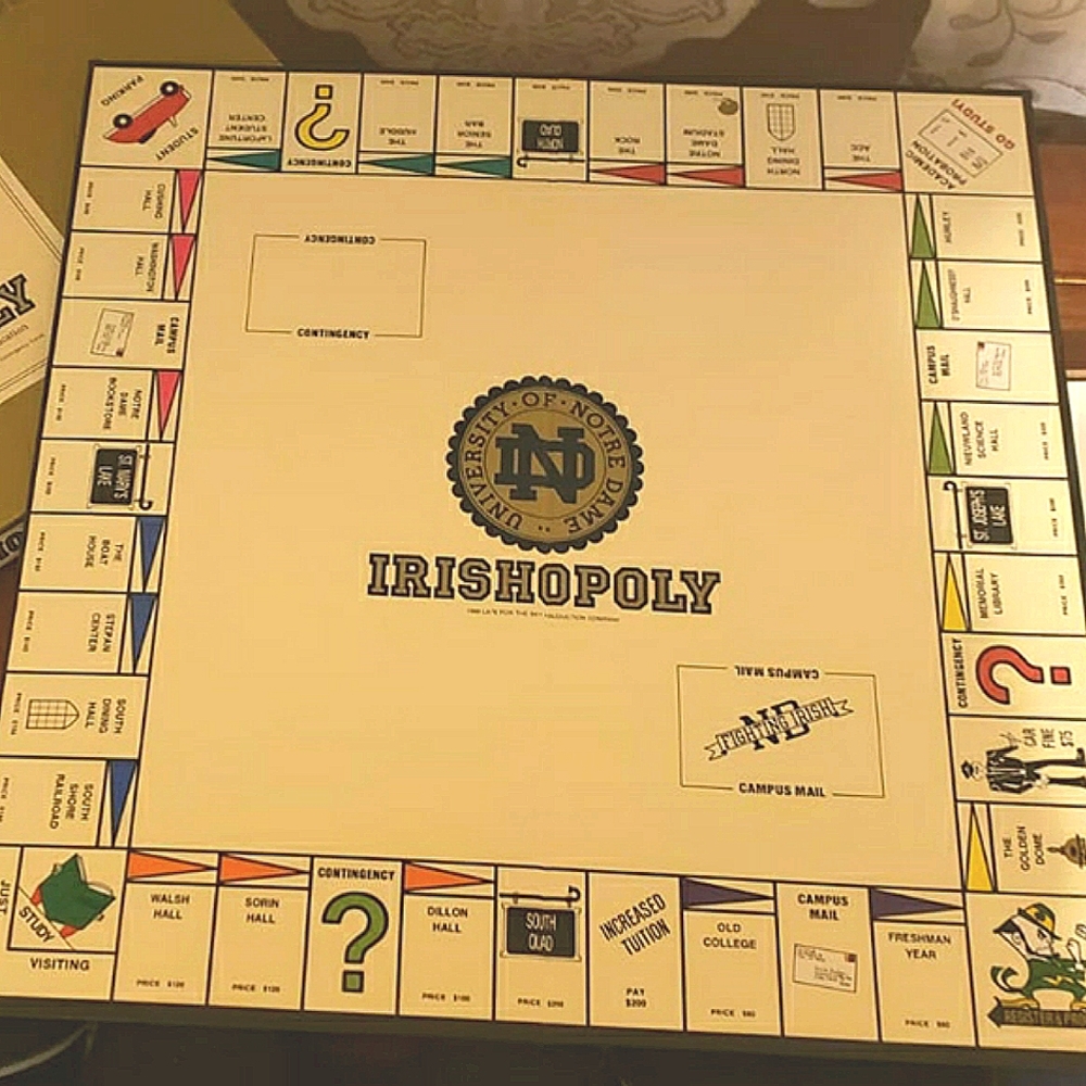 Irishopoly Board Game (Notre Dame)